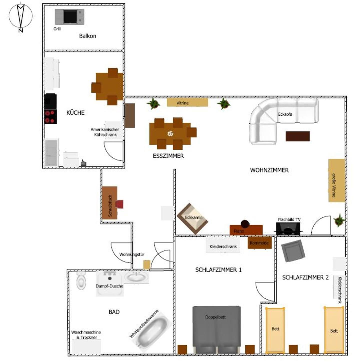 סארברוקן Komfort Ferienwohnung Biene מראה חיצוני תמונה